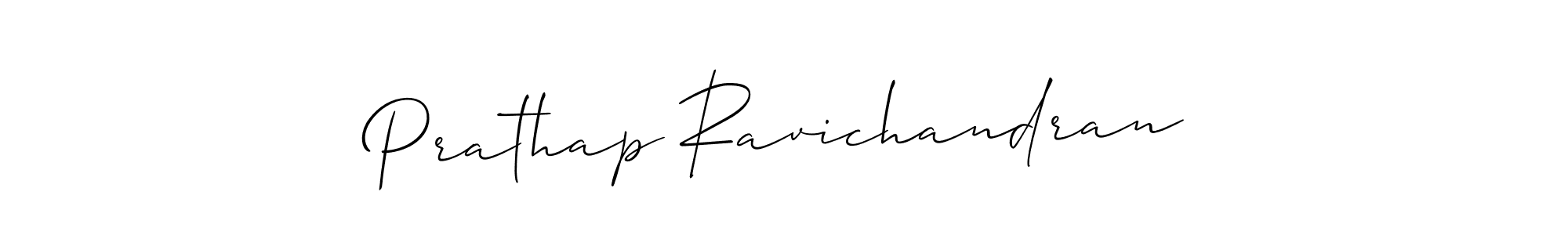 Also we have Prathap Ravichandran name is the best signature style. Create professional handwritten signature collection using Allison_Script autograph style. Prathap Ravichandran signature style 2 images and pictures png