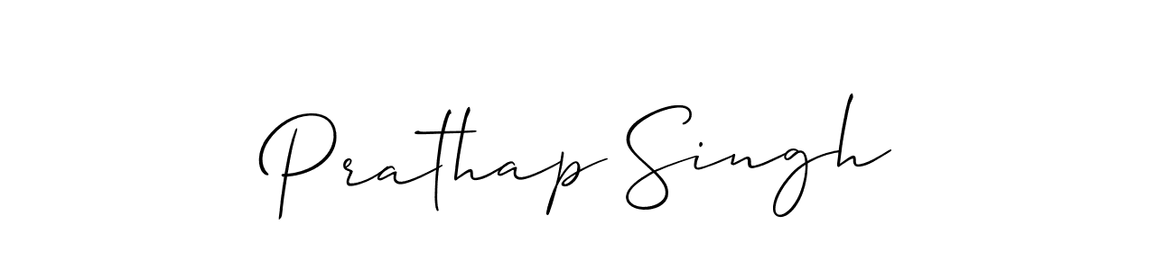 Also You can easily find your signature by using the search form. We will create Prathap Singh name handwritten signature images for you free of cost using Allison_Script sign style. Prathap Singh signature style 2 images and pictures png