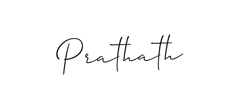 Make a beautiful signature design for name Prathath. With this signature (Allison_Script) style, you can create a handwritten signature for free. Prathath signature style 2 images and pictures png