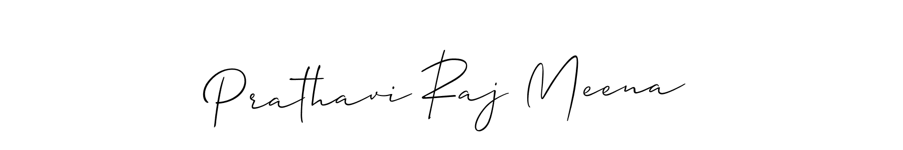 Prathavi Raj Meena stylish signature style. Best Handwritten Sign (Allison_Script) for my name. Handwritten Signature Collection Ideas for my name Prathavi Raj Meena. Prathavi Raj Meena signature style 2 images and pictures png