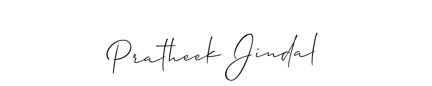 It looks lik you need a new signature style for name Pratheek Jindal. Design unique handwritten (Allison_Script) signature with our free signature maker in just a few clicks. Pratheek Jindal signature style 2 images and pictures png