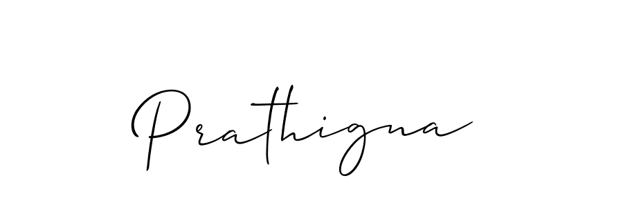 It looks lik you need a new signature style for name Prathigna. Design unique handwritten (Allison_Script) signature with our free signature maker in just a few clicks. Prathigna signature style 2 images and pictures png