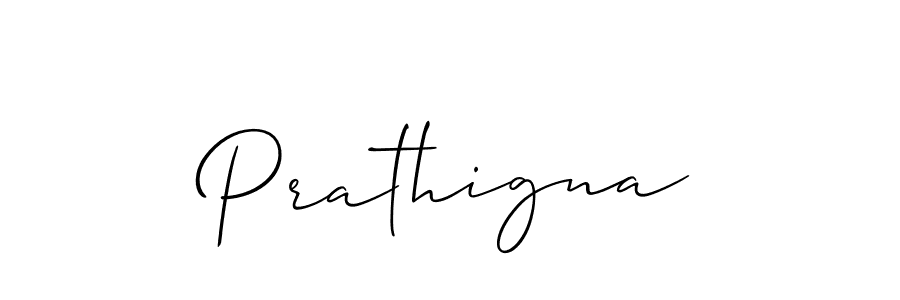 It looks lik you need a new signature style for name Prathigna. Design unique handwritten (Allison_Script) signature with our free signature maker in just a few clicks. Prathigna signature style 2 images and pictures png