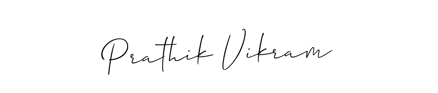 You can use this online signature creator to create a handwritten signature for the name Prathik Vikram. This is the best online autograph maker. Prathik Vikram signature style 2 images and pictures png