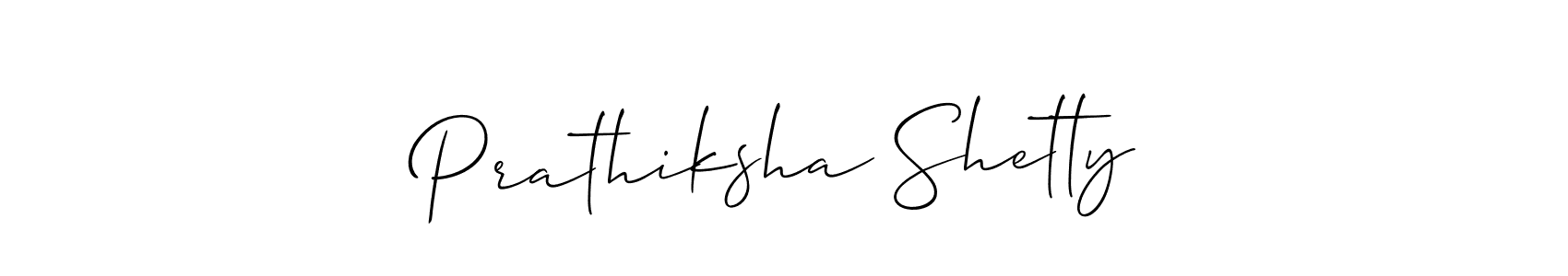 Similarly Allison_Script is the best handwritten signature design. Signature creator online .You can use it as an online autograph creator for name Prathiksha Shetty. Prathiksha Shetty signature style 2 images and pictures png