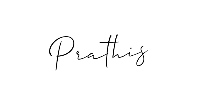 How to make Prathis name signature. Use Allison_Script style for creating short signs online. This is the latest handwritten sign. Prathis signature style 2 images and pictures png