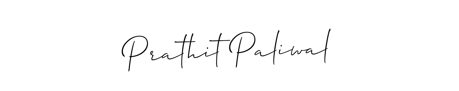 Prathit Paliwal stylish signature style. Best Handwritten Sign (Allison_Script) for my name. Handwritten Signature Collection Ideas for my name Prathit Paliwal. Prathit Paliwal signature style 2 images and pictures png
