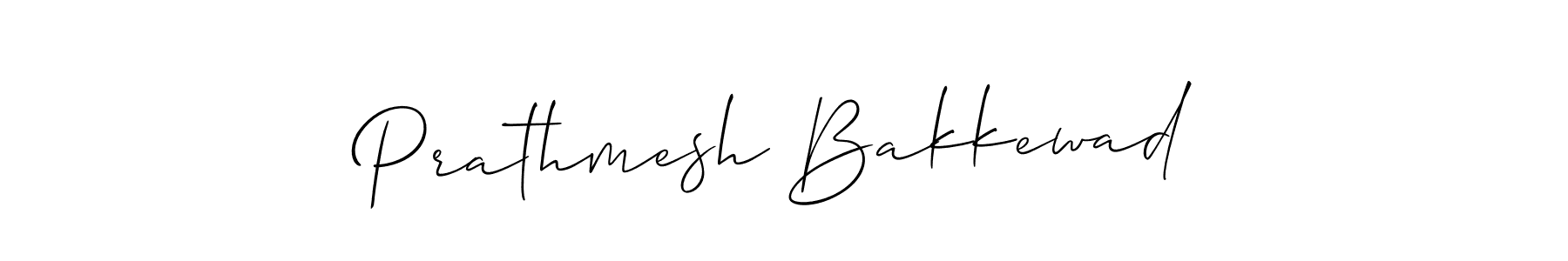 Create a beautiful signature design for name Prathmesh Bakkewad. With this signature (Allison_Script) fonts, you can make a handwritten signature for free. Prathmesh Bakkewad signature style 2 images and pictures png