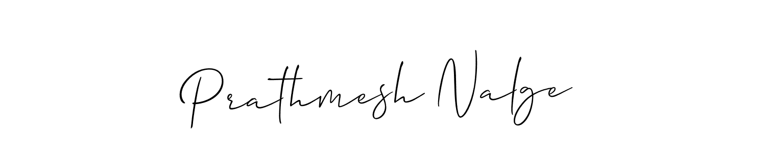 Similarly Allison_Script is the best handwritten signature design. Signature creator online .You can use it as an online autograph creator for name Prathmesh Nalge. Prathmesh Nalge signature style 2 images and pictures png