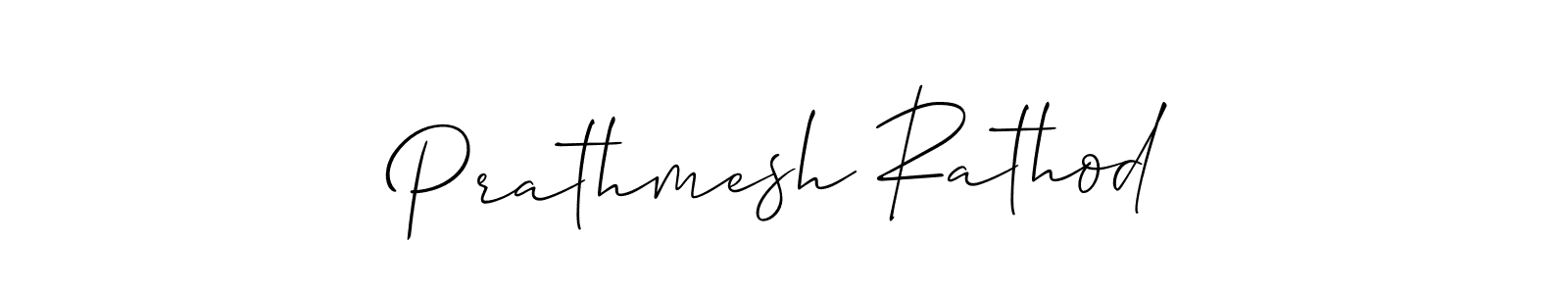 Make a short Prathmesh Rathod signature style. Manage your documents anywhere anytime using Allison_Script. Create and add eSignatures, submit forms, share and send files easily. Prathmesh Rathod signature style 2 images and pictures png