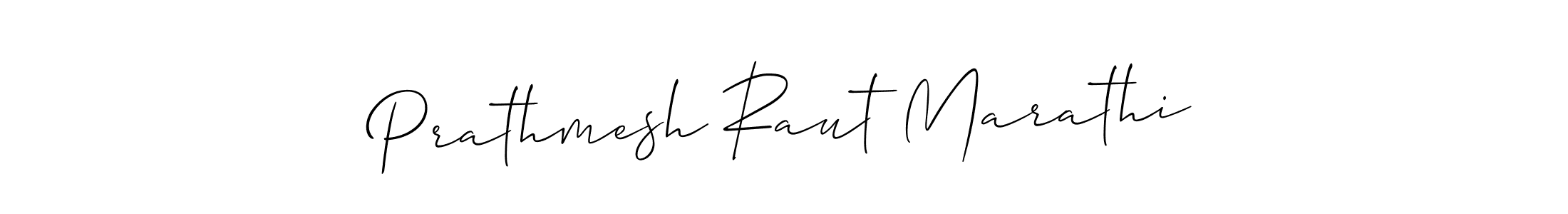 How to make Prathmesh Raut Marathi signature? Allison_Script is a professional autograph style. Create handwritten signature for Prathmesh Raut Marathi name. Prathmesh Raut Marathi signature style 2 images and pictures png