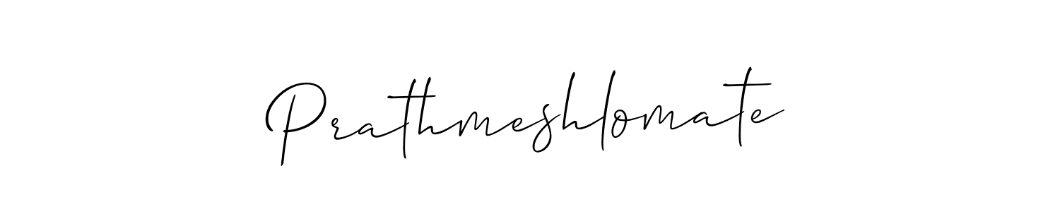 Design your own signature with our free online signature maker. With this signature software, you can create a handwritten (Allison_Script) signature for name Prathmeshlomate. Prathmeshlomate signature style 2 images and pictures png