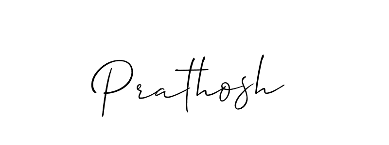 Prathosh stylish signature style. Best Handwritten Sign (Allison_Script) for my name. Handwritten Signature Collection Ideas for my name Prathosh. Prathosh signature style 2 images and pictures png