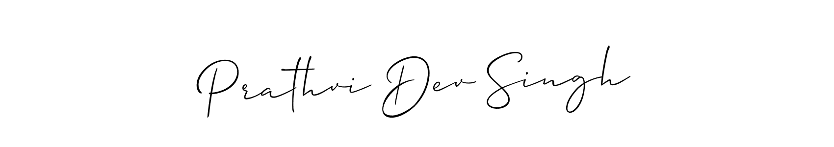 Best and Professional Signature Style for Prathvi Dev Singh. Allison_Script Best Signature Style Collection. Prathvi Dev Singh signature style 2 images and pictures png