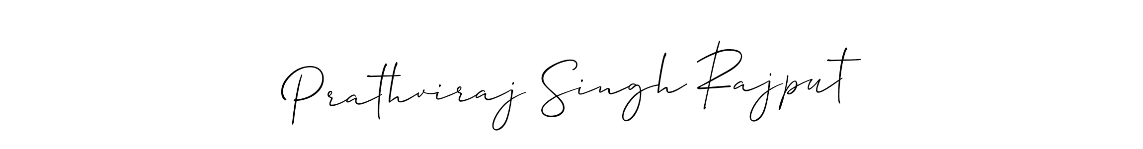 Create a beautiful signature design for name Prathviraj Singh Rajput. With this signature (Allison_Script) fonts, you can make a handwritten signature for free. Prathviraj Singh Rajput signature style 2 images and pictures png