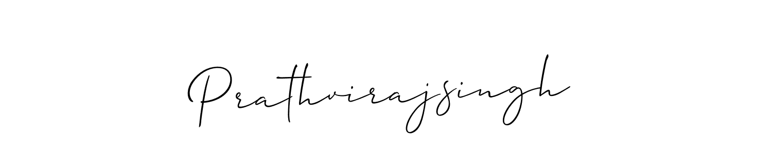 Make a beautiful signature design for name Prathvirajsingh. With this signature (Allison_Script) style, you can create a handwritten signature for free. Prathvirajsingh signature style 2 images and pictures png