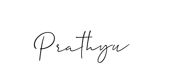 Make a beautiful signature design for name Prathyu. Use this online signature maker to create a handwritten signature for free. Prathyu signature style 2 images and pictures png