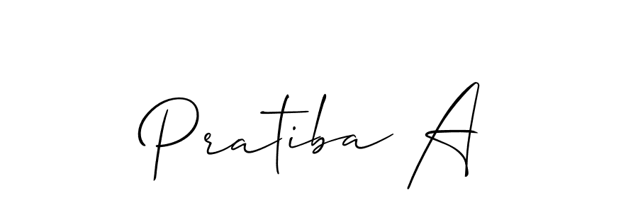 Once you've used our free online signature maker to create your best signature Allison_Script style, it's time to enjoy all of the benefits that Pratiba A name signing documents. Pratiba A signature style 2 images and pictures png