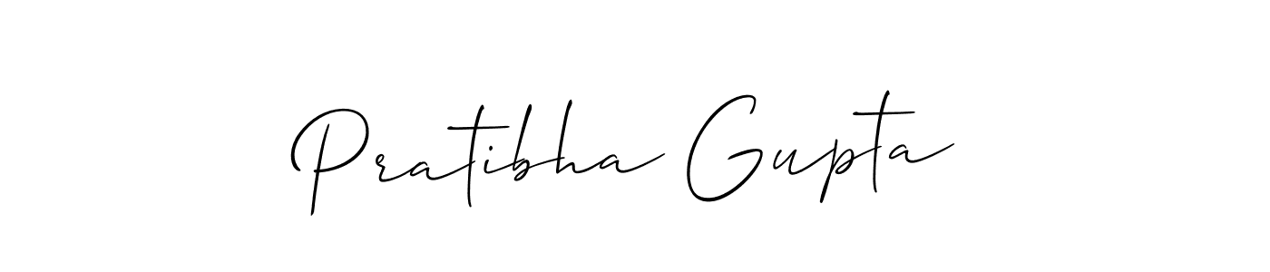 How to make Pratibha Gupta signature? Allison_Script is a professional autograph style. Create handwritten signature for Pratibha Gupta name. Pratibha Gupta signature style 2 images and pictures png