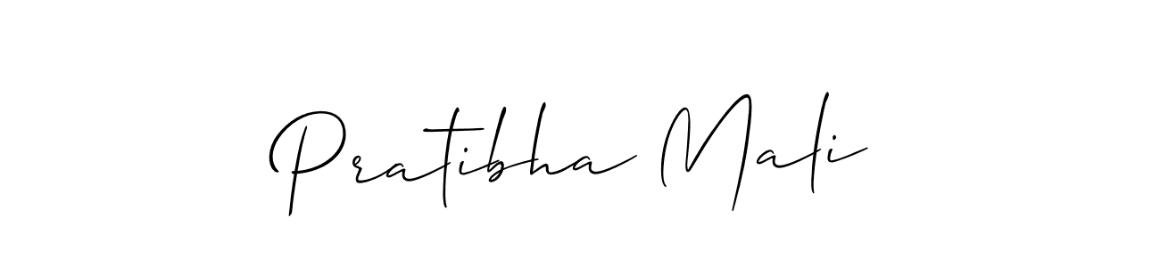 Best and Professional Signature Style for Pratibha Mali. Allison_Script Best Signature Style Collection. Pratibha Mali signature style 2 images and pictures png