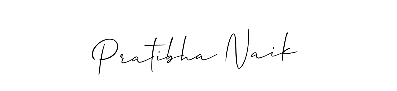 Design your own signature with our free online signature maker. With this signature software, you can create a handwritten (Allison_Script) signature for name Pratibha Naik. Pratibha Naik signature style 2 images and pictures png