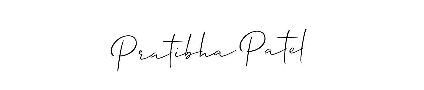 How to make Pratibha Patel signature? Allison_Script is a professional autograph style. Create handwritten signature for Pratibha Patel name. Pratibha Patel signature style 2 images and pictures png