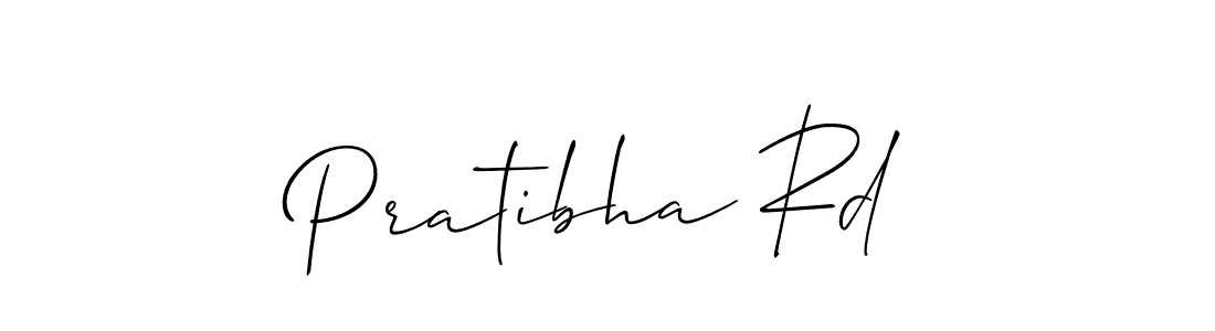 How to make Pratibha Rd signature? Allison_Script is a professional autograph style. Create handwritten signature for Pratibha Rd name. Pratibha Rd signature style 2 images and pictures png