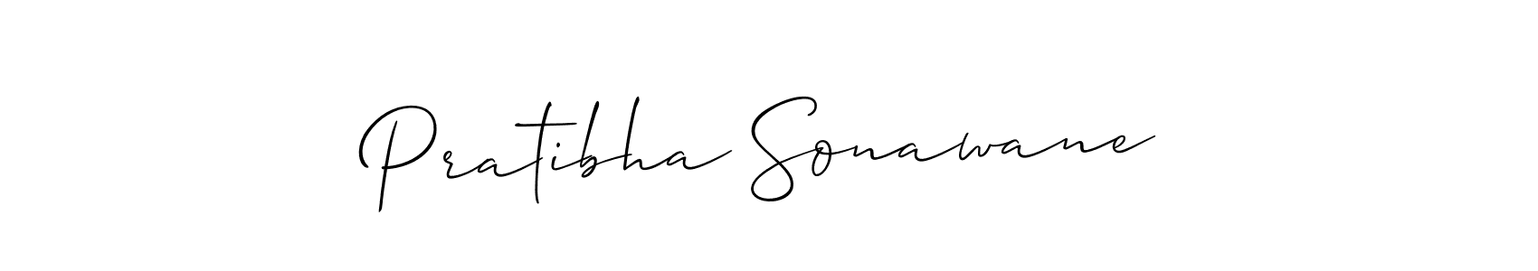 Similarly Allison_Script is the best handwritten signature design. Signature creator online .You can use it as an online autograph creator for name Pratibha Sonawane. Pratibha Sonawane signature style 2 images and pictures png