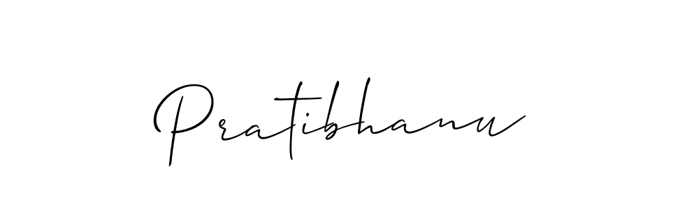 Pratibhanu stylish signature style. Best Handwritten Sign (Allison_Script) for my name. Handwritten Signature Collection Ideas for my name Pratibhanu. Pratibhanu signature style 2 images and pictures png