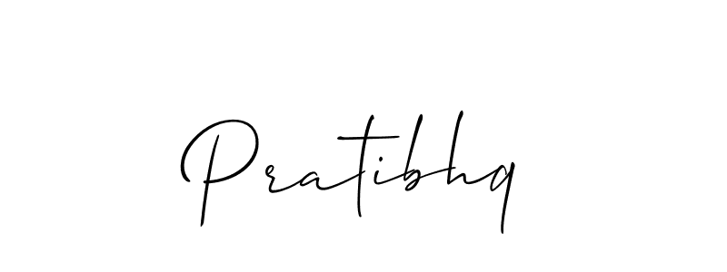 How to make Pratibhq signature? Allison_Script is a professional autograph style. Create handwritten signature for Pratibhq name. Pratibhq signature style 2 images and pictures png