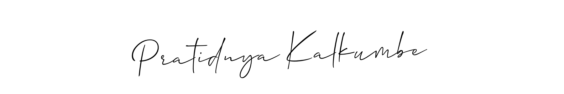 How to Draw Pratidnya Kalkumbe signature style? Allison_Script is a latest design signature styles for name Pratidnya Kalkumbe. Pratidnya Kalkumbe signature style 2 images and pictures png
