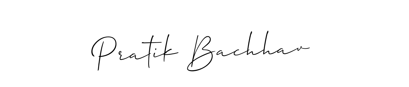 Best and Professional Signature Style for Pratik Bachhav. Allison_Script Best Signature Style Collection. Pratik Bachhav signature style 2 images and pictures png