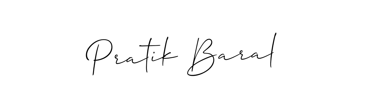 You can use this online signature creator to create a handwritten signature for the name Pratik Baral. This is the best online autograph maker. Pratik Baral signature style 2 images and pictures png