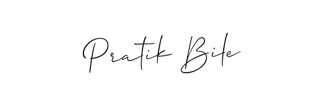 Make a short Pratik Bile signature style. Manage your documents anywhere anytime using Allison_Script. Create and add eSignatures, submit forms, share and send files easily. Pratik Bile signature style 2 images and pictures png