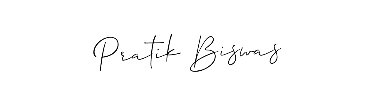 How to Draw Pratik Biswas signature style? Allison_Script is a latest design signature styles for name Pratik Biswas. Pratik Biswas signature style 2 images and pictures png