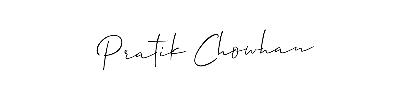 Make a beautiful signature design for name Pratik Chowhan. Use this online signature maker to create a handwritten signature for free. Pratik Chowhan signature style 2 images and pictures png