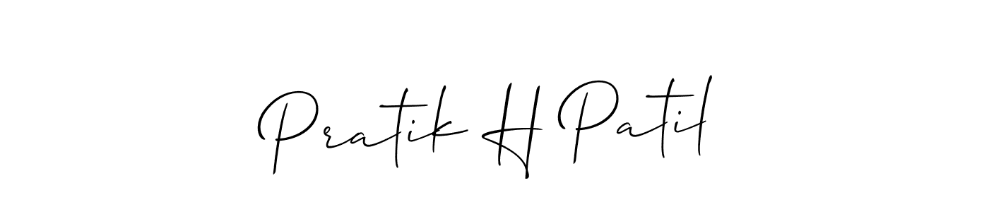 This is the best signature style for the Pratik H Patil name. Also you like these signature font (Allison_Script). Mix name signature. Pratik H Patil signature style 2 images and pictures png