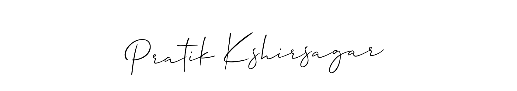 You should practise on your own different ways (Allison_Script) to write your name (Pratik Kshirsagar) in signature. don't let someone else do it for you. Pratik Kshirsagar signature style 2 images and pictures png