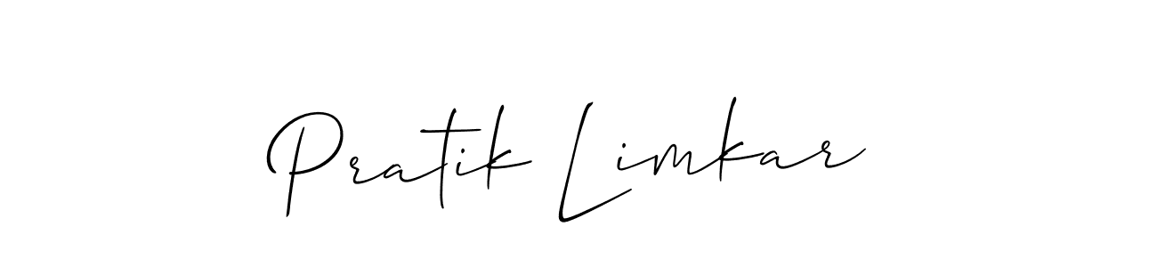 Make a short Pratik Limkar signature style. Manage your documents anywhere anytime using Allison_Script. Create and add eSignatures, submit forms, share and send files easily. Pratik Limkar signature style 2 images and pictures png