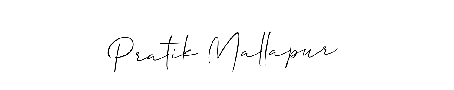 This is the best signature style for the Pratik Mallapur name. Also you like these signature font (Allison_Script). Mix name signature. Pratik Mallapur signature style 2 images and pictures png