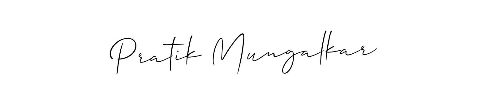 Once you've used our free online signature maker to create your best signature Allison_Script style, it's time to enjoy all of the benefits that Pratik Mungalkar name signing documents. Pratik Mungalkar signature style 2 images and pictures png