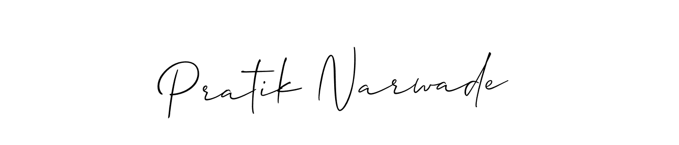 Make a beautiful signature design for name Pratik Narwade. Use this online signature maker to create a handwritten signature for free. Pratik Narwade signature style 2 images and pictures png