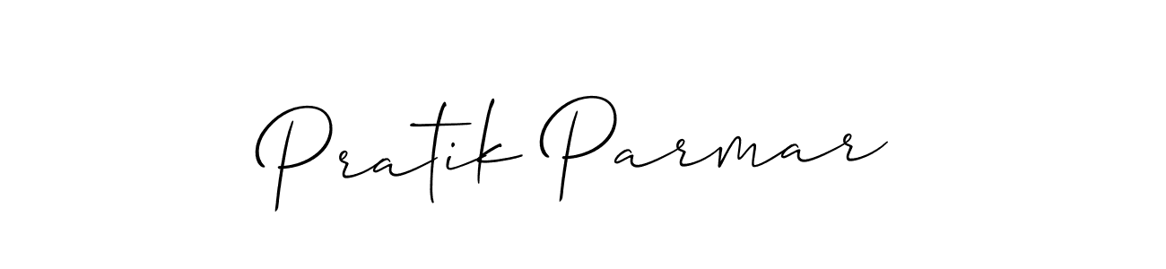 Similarly Allison_Script is the best handwritten signature design. Signature creator online .You can use it as an online autograph creator for name Pratik Parmar. Pratik Parmar signature style 2 images and pictures png