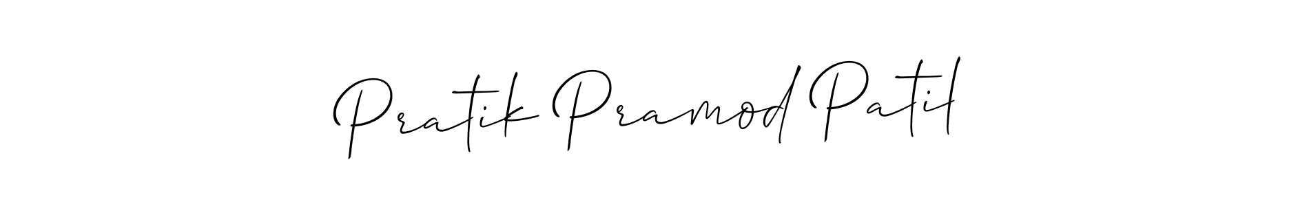 Pratik Pramod Patil stylish signature style. Best Handwritten Sign (Allison_Script) for my name. Handwritten Signature Collection Ideas for my name Pratik Pramod Patil. Pratik Pramod Patil signature style 2 images and pictures png