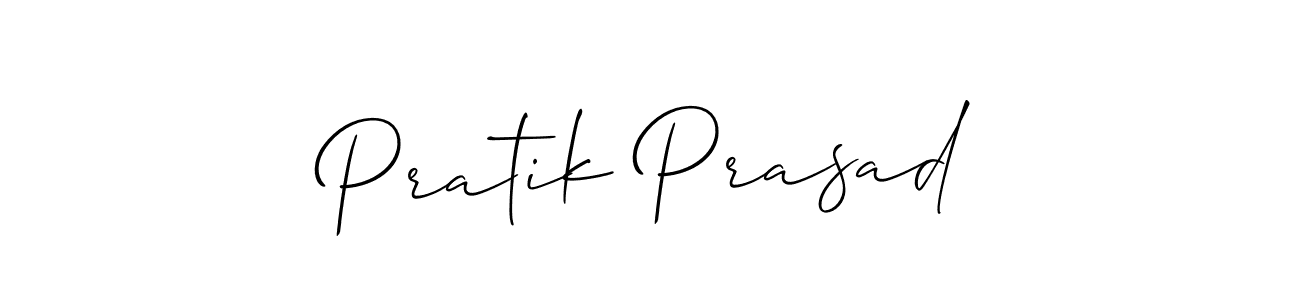 Similarly Allison_Script is the best handwritten signature design. Signature creator online .You can use it as an online autograph creator for name Pratik Prasad. Pratik Prasad signature style 2 images and pictures png