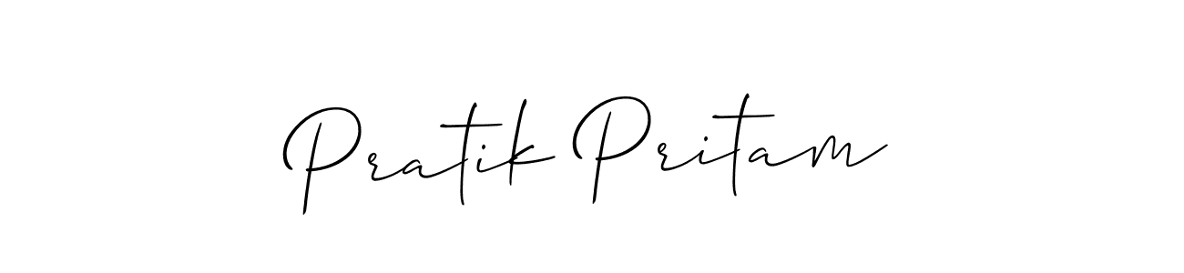 You can use this online signature creator to create a handwritten signature for the name Pratik Pritam. This is the best online autograph maker. Pratik Pritam signature style 2 images and pictures png