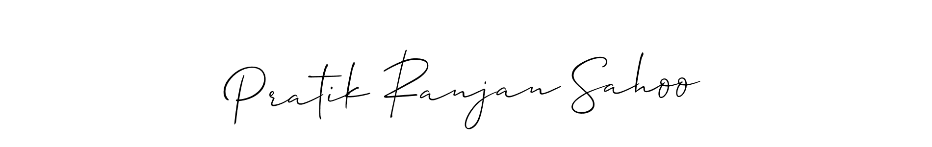 Design your own signature with our free online signature maker. With this signature software, you can create a handwritten (Allison_Script) signature for name Pratik Ranjan Sahoo. Pratik Ranjan Sahoo signature style 2 images and pictures png