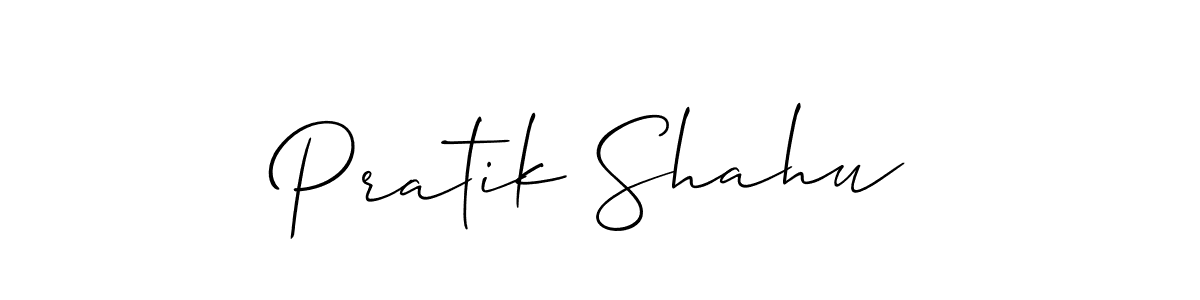 Also You can easily find your signature by using the search form. We will create Pratik Shahu name handwritten signature images for you free of cost using Allison_Script sign style. Pratik Shahu signature style 2 images and pictures png