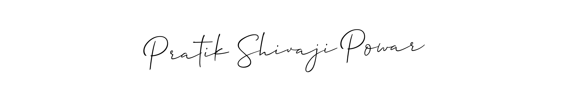 It looks lik you need a new signature style for name Pratik Shivaji Powar. Design unique handwritten (Allison_Script) signature with our free signature maker in just a few clicks. Pratik Shivaji Powar signature style 2 images and pictures png