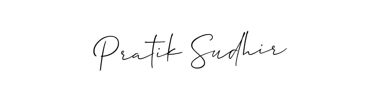 This is the best signature style for the Pratik Sudhir name. Also you like these signature font (Allison_Script). Mix name signature. Pratik Sudhir signature style 2 images and pictures png